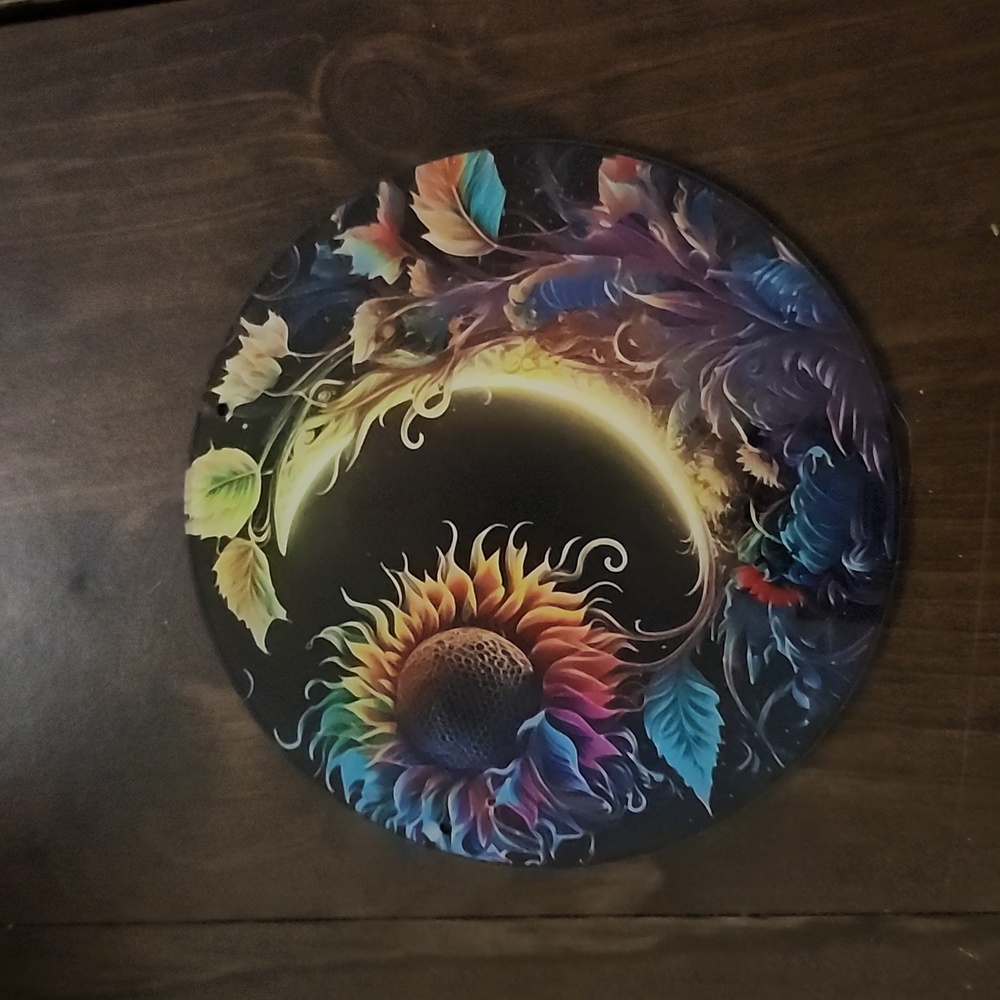 Stained glass look sun catcher